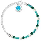 Thomas Sabo Perlenarmband aus Sterling Silber 9257 Größe 15 cm