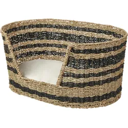 Tierbett DURBAN Seegras Schwarz