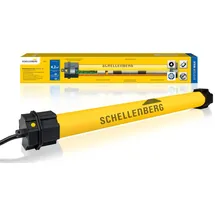 Schellenberg Rohrmotor für 60 mm Welle, Komplettset mit Wandlager