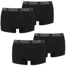 Puma Basic Trunk Boxershorts Schwarz S 4er Pack