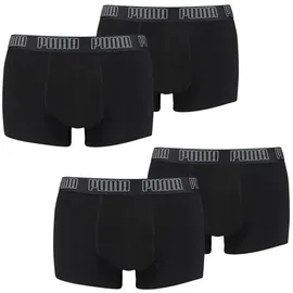Puma Basic Trunk Boxershorts Schwarz S 4er Pack
