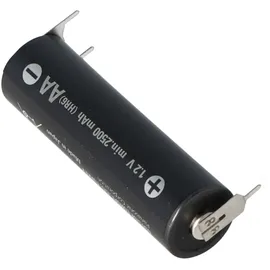 Panasonic Ready2use AA 2500mAh Akku Mignon NiMH mit Print Kontakt + 1er, - 2er Print