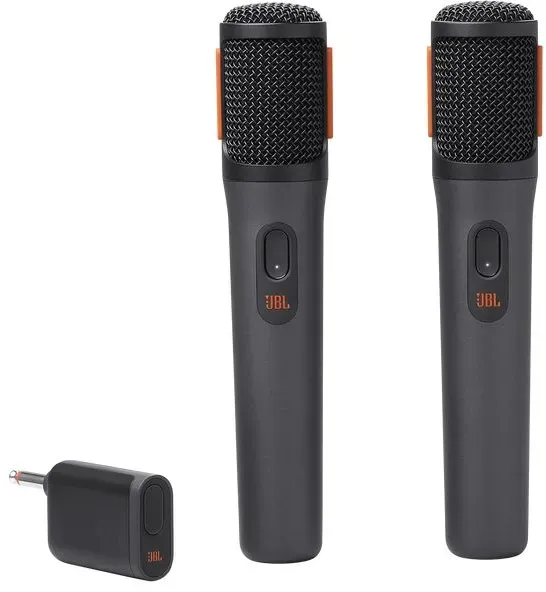 PartyBox kabellos Microphone set (Schwarz)