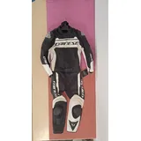 DAINESE MISTEL 2PCS LEATHER  BLACK-MATT / WHITE / BLACK-MATT