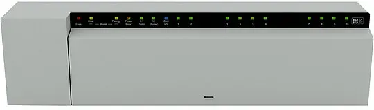 Möhlenhoff Alpha Smartware Basisstation 230V Premium mit 10 Zonen, lichtgrau neutral – BSS 21101-10N2