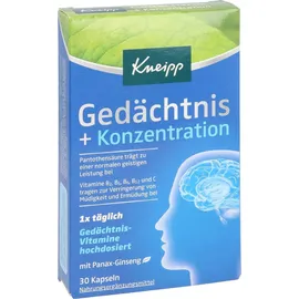 Kneipp Gedächtnis + Konzentration Kapseln 30 St.