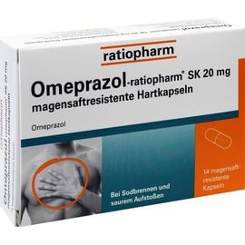 Ratiopharm Omeprazol-ratiopharm SK 20mg