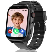 Tzzulsx 4G Smartwatch Kinder, IP68 Wasserdicht Kinder Smartwatch mit GPS und Telefon, SOS, Anruf, HD Videoanruf, Voice Chat, Schulmodus, Taschenlampe, Wecker, Smart Watch Kinderuhr für Mädchen Jungen