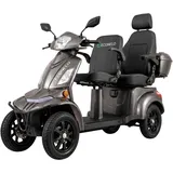 prestige home E-Seniorenmobil Vista Quarter-1L 1000 Watt 4-Rad Komfort Sitz Grau