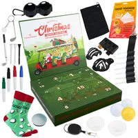 KreativeKraft Golf Adventskalender 2025 Männer 24 Überraschungen Weihnachtskalender für Golfer Countdown Kalender Weihnachten Geschenk für Männer