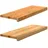 vidaXL Fensterbänke 2 Stk. Hellbraun 70x25x2 cm Massivholz Eiche