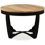 vidaXL Beistelltisch Raues Mangoholz Massiv 60 x 40 cm