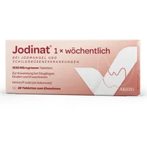 ARISTO Jodinat 1x wöchentlich 1530 Mikrogramm Tabletten