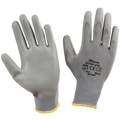 Arbeitshandschuh Gnitter grey,  PU-Beschichtung, Größe M