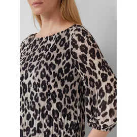 s.Oliver Plissierte Bluse mit All-over-Print - 34