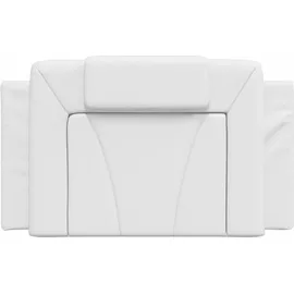 vidaXL Kopfteil-Kissen "Viana" Weiß 80 cm Kunstleder