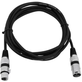 Omnitronic XLR Verbindungskabel 1x XLR-Stecker 3 polig - 1x XLR-Buchse 3 polig 10,00m (3022055N)