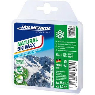 Holmenkol Natural Skiwax 2X35 G CONAVY/BLUE/WHITE – STK