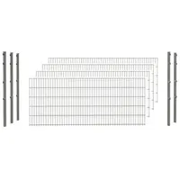 Hadra Doppelstabmattenzaun 1030 x 203 cm Anthrazit/Stahl