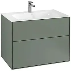 Villeroy und Boch Finion Waschtischunterschrank F01000GM 79,6x59,1x49,8cm, Olive Matt Lacquer