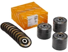RHODIUS ALPHAline LSZ F2 VALUE PACK 40 Fächerschleifscheibe 115 x 22,23 mm K40