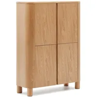 Kave Home Highboard Salaya Holz Braun Eiche