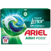 Ariel Waschmittel All-in-1 Vollwaschmittel, Pods, Touch of Unstoppables, Waschladungen 19