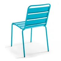 Oviala Business Stuhl aus blauem Metall