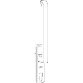GU Energy Drehgriff DIRIGENT innen Rosette mit PZ Silber
