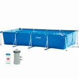 Intex Family Frame Set 450 x 220 x 84 cm inkl. Filterpumpe 28274NP