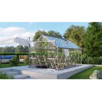 Vitavia Gewächshaus Meridian 9900 Alu 9,9 m2 inkl. Fundament