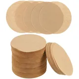 QUARKZMAN 800 Count 2.3" Runde Kaffeefilter, Einweg-Papier-Perkolator Kaffeefilter aus naturbelassenen Holzfasern, geeignet für Pour Over Kaffeefilter Tropfkaffeemaschine Braun