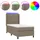vidaXL Noor 100 x 200 cm Taupe
