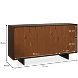 Idimex Sideboard ARTO 137 x 71 x 41 cm Braun
