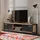 Dmora Polaris TV-Lowboard 180x45x50 cm Braun/Metall