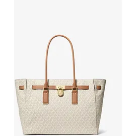 Michael Kors Hamilton Moderne Large Shopper Kunstleder Hellbeige/Braun