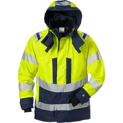 Fristads High Vis Airtech® Außenjacke Damen Kl. 3 4518 GTT 127663 - warnschutz-gelb/marine - XL