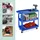 Relaxdays Werkstattwagen, mit 3 Ebenen, mobiler Montagewagen, bis 100 kg belastbar, HBT: 76x78x35 cm, blau