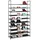 Relaxdays Schuhregal 99 x 176,5 x 29,5 cm schwarz