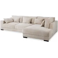 filippo Ecksofa Marsala Cord Beige