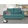 s-style möbel 2-SITZER-SOFA Pulse Türkis Luxusmicrofaser