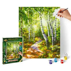 Schipper Malen nach Zahlen - Motiv Gruppe Klassiker / Tiere - Birkenwäldchen Malen nach Zahlen