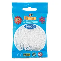 Hama Mini-Bügelperlen 2000 Stück weiß