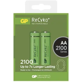 GP Mignon Akku "ReCyko" AA/LR06 1,2V 2100mAh 2er Blister