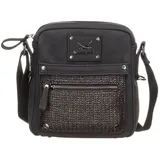 Sansibar Crossbody Bag Black - 22 cm x 23 cm x 9 cm