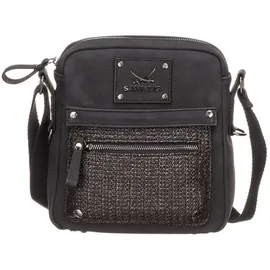 Sansibar Crossbody Bag Black - 22 cm x 23 cm x 9 cm