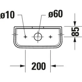 Duravit No.1 Spülkasten 390x170mm