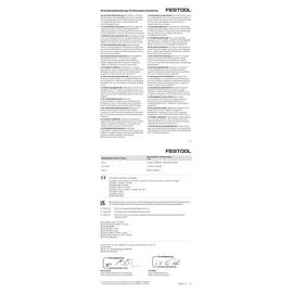 Festool Schnellladegerät TCL 6