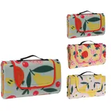 Picknickdecke Obstdesign Fleece Wasserfest 130 cm x 150 cm Design-Auswahl