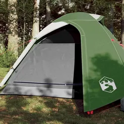 Campingzelt 2 Personen Grün 264x210x125 cm 185T Taft